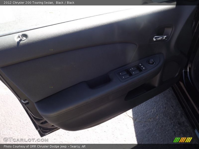 Black / Black 2012 Chrysler 200 Touring Sedan