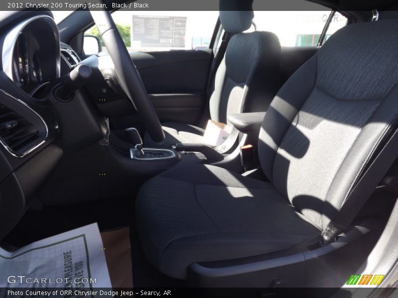 Black / Black 2012 Chrysler 200 Touring Sedan