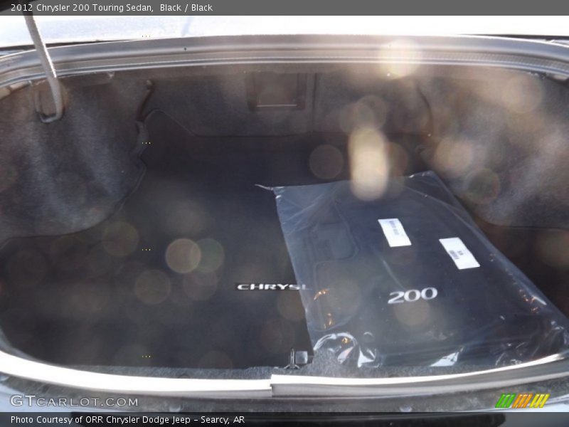 Black / Black 2012 Chrysler 200 Touring Sedan