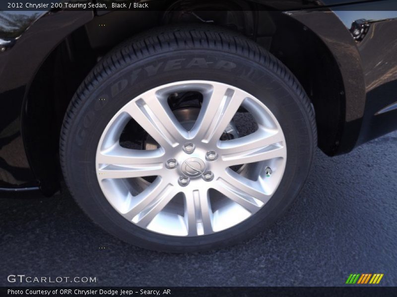 Black / Black 2012 Chrysler 200 Touring Sedan