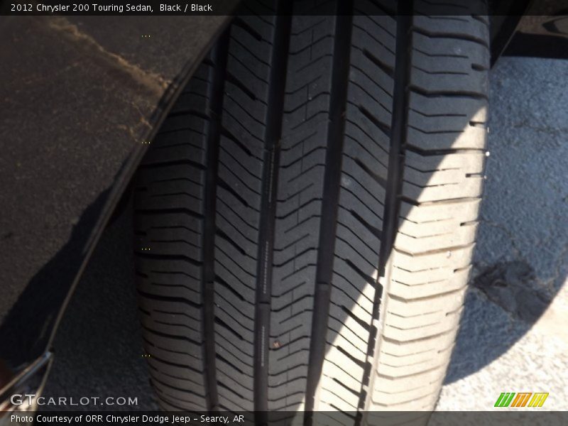 Black / Black 2012 Chrysler 200 Touring Sedan