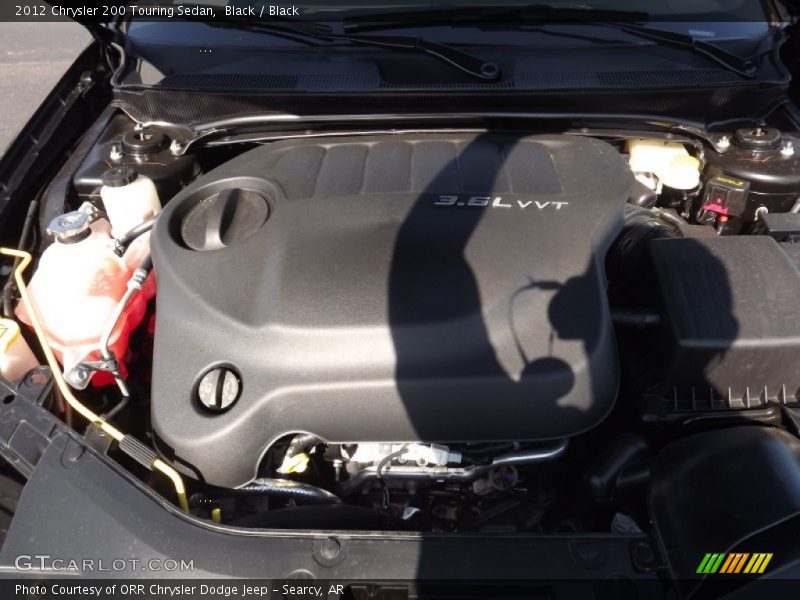 Black / Black 2012 Chrysler 200 Touring Sedan