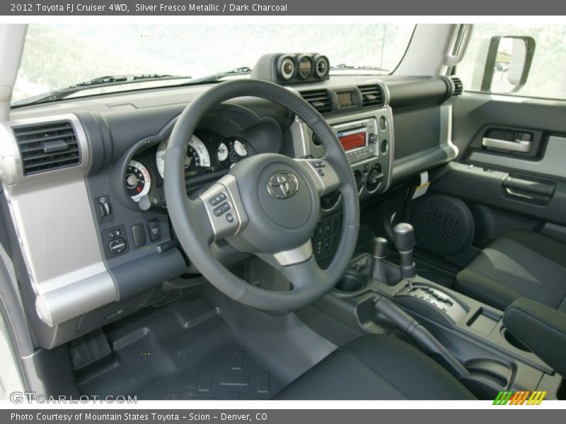 Silver Fresco Metallic / Dark Charcoal 2012 Toyota FJ Cruiser 4WD