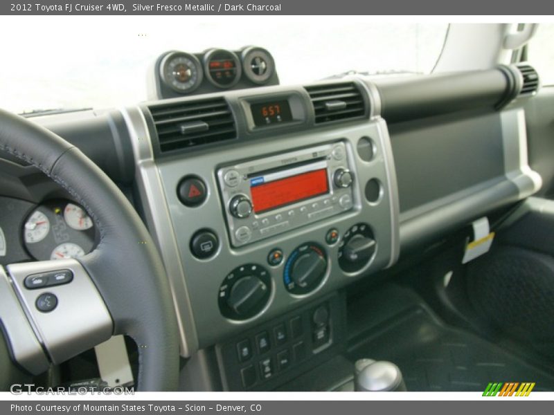 Silver Fresco Metallic / Dark Charcoal 2012 Toyota FJ Cruiser 4WD