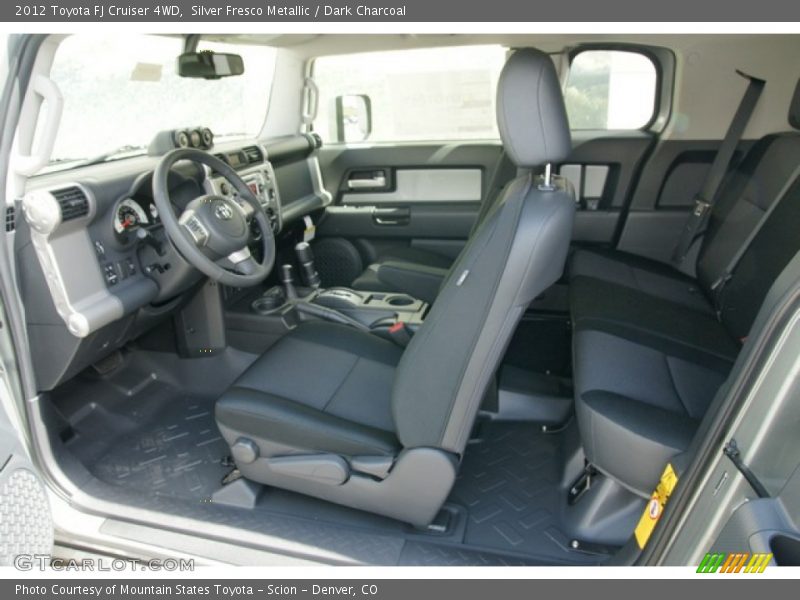 Silver Fresco Metallic / Dark Charcoal 2012 Toyota FJ Cruiser 4WD