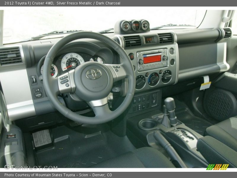 Silver Fresco Metallic / Dark Charcoal 2012 Toyota FJ Cruiser 4WD