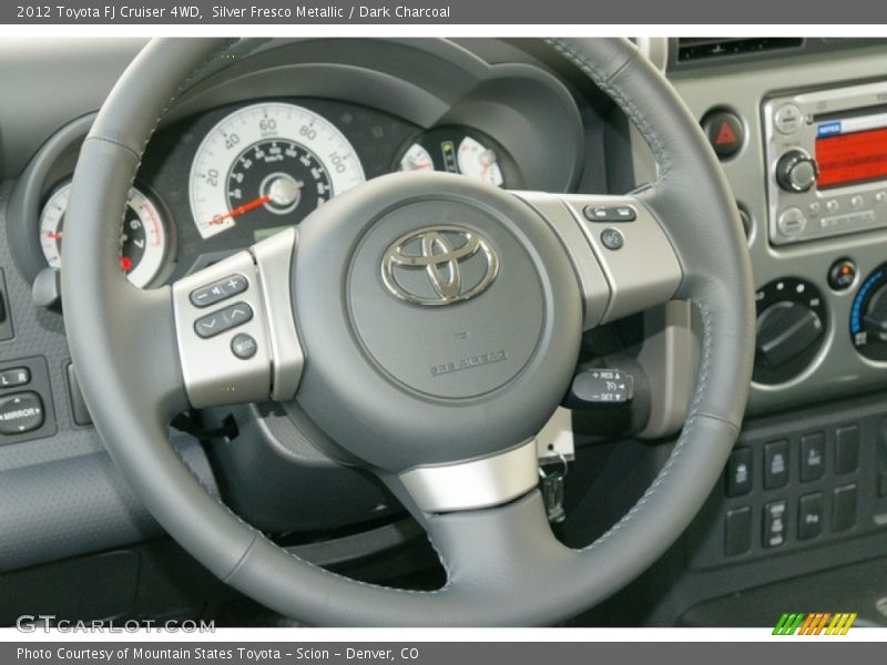 Silver Fresco Metallic / Dark Charcoal 2012 Toyota FJ Cruiser 4WD