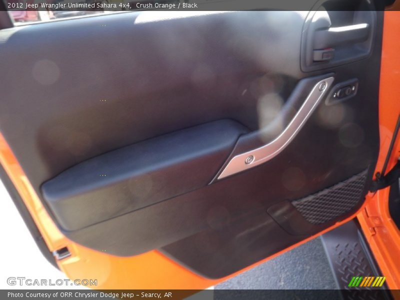 Crush Orange / Black 2012 Jeep Wrangler Unlimited Sahara 4x4