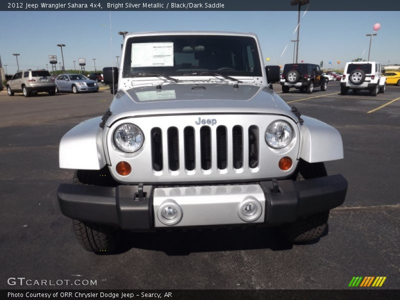 Bright Silver Metallic / Black/Dark Saddle 2012 Jeep Wrangler Sahara 4x4
