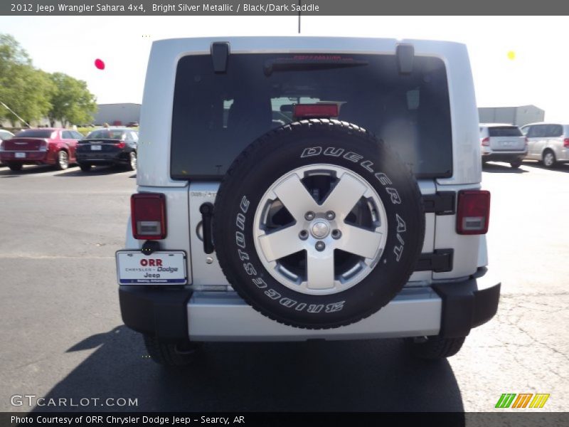 Bright Silver Metallic / Black/Dark Saddle 2012 Jeep Wrangler Sahara 4x4