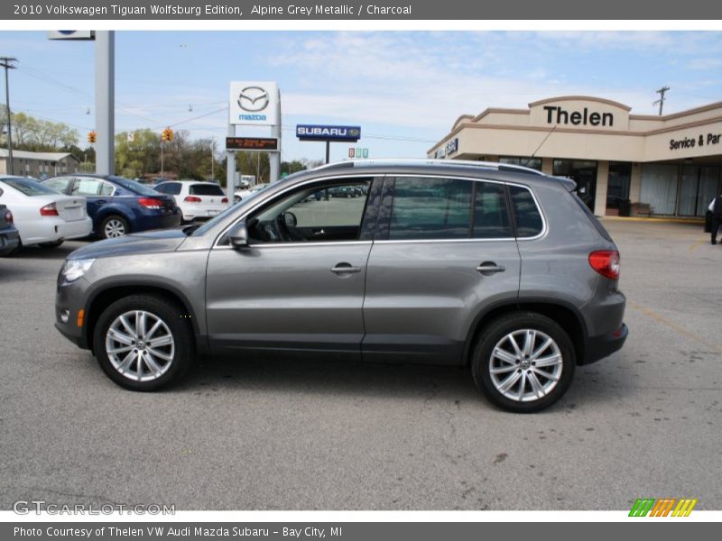 Alpine Grey Metallic / Charcoal 2010 Volkswagen Tiguan Wolfsburg Edition