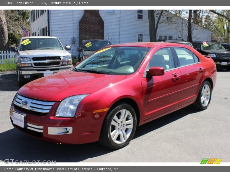 Redfire Metallic / Camel 2008 Ford Fusion SEL V6