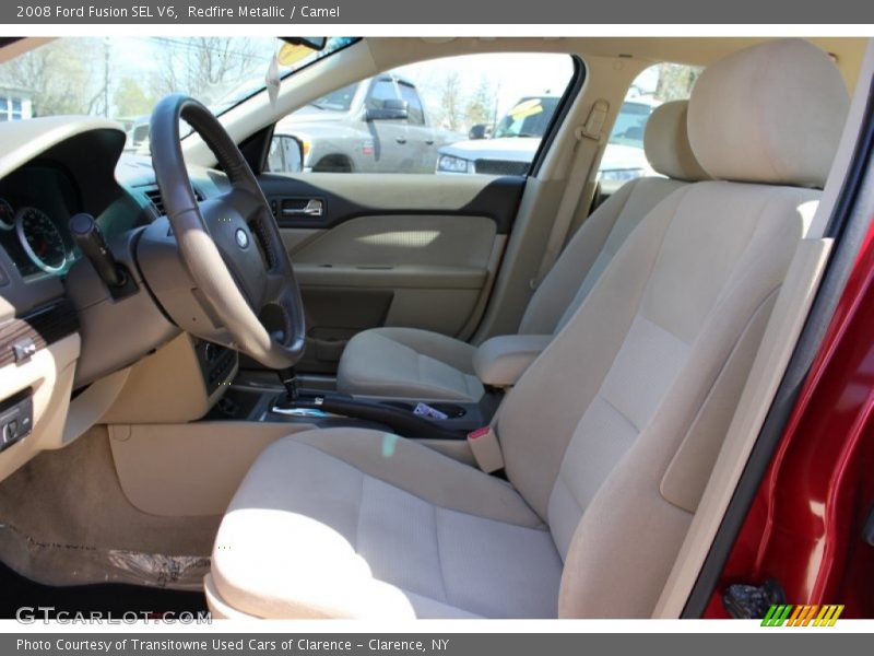 Redfire Metallic / Camel 2008 Ford Fusion SEL V6
