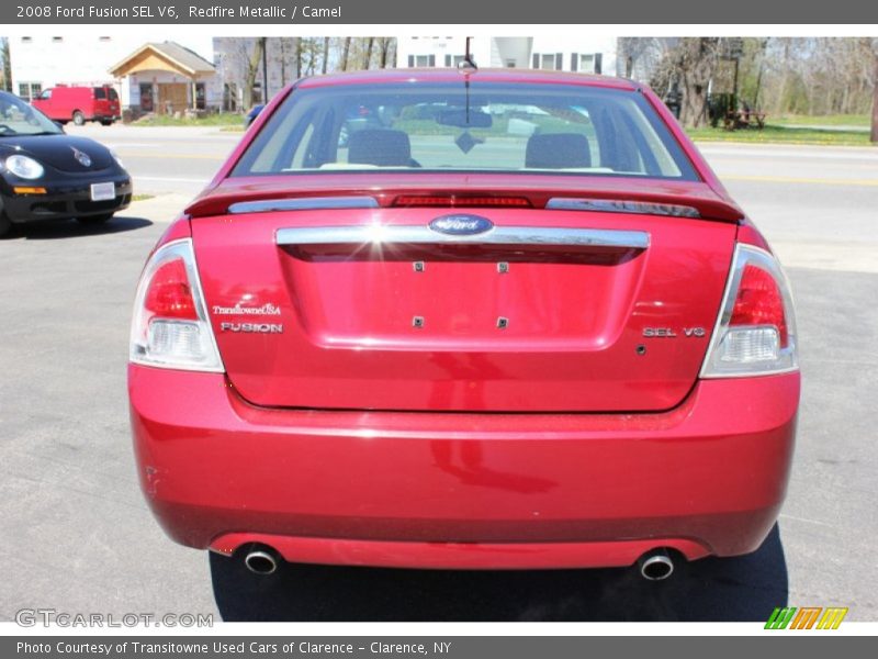 Redfire Metallic / Camel 2008 Ford Fusion SEL V6