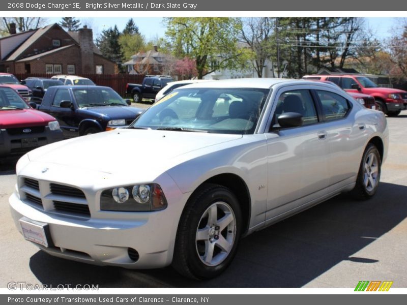 Bright Silver Metallic / Dark Slate Gray 2008 Dodge Charger SE
