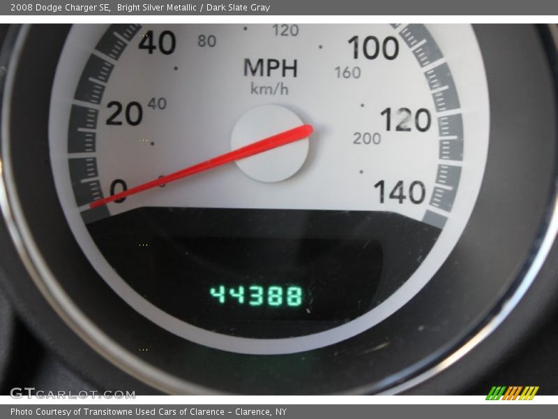 Bright Silver Metallic / Dark Slate Gray 2008 Dodge Charger SE