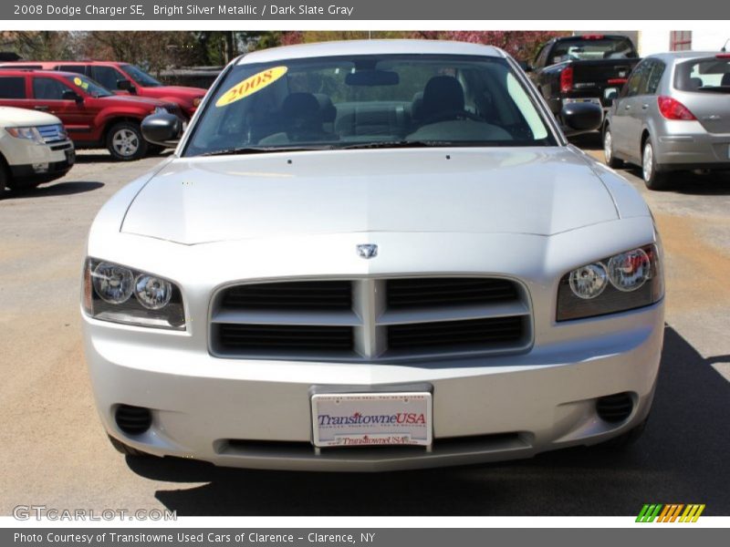 Bright Silver Metallic / Dark Slate Gray 2008 Dodge Charger SE