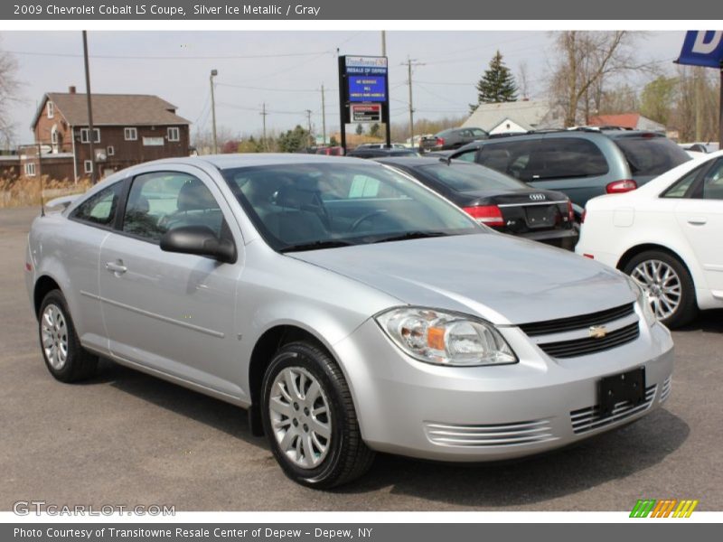 Silver Ice Metallic / Gray 2009 Chevrolet Cobalt LS Coupe