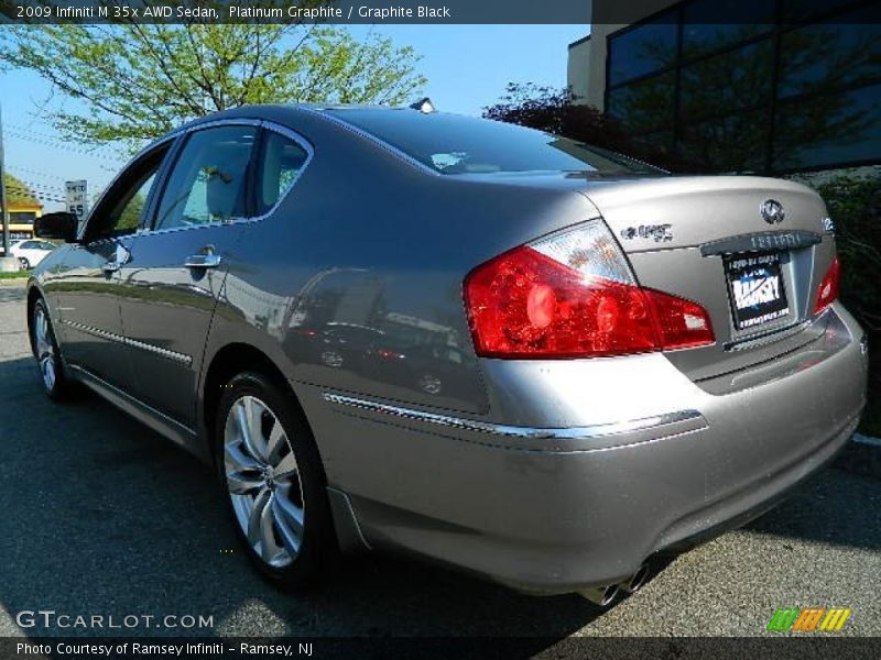 Platinum Graphite / Graphite Black 2009 Infiniti M 35x AWD Sedan