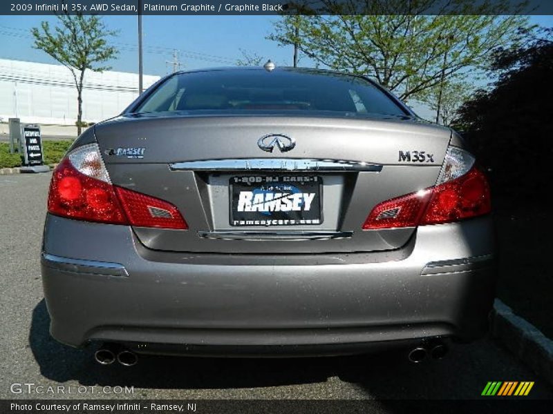 Platinum Graphite / Graphite Black 2009 Infiniti M 35x AWD Sedan