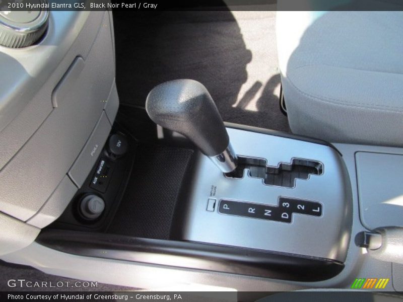 Black Noir Pearl / Gray 2010 Hyundai Elantra GLS
