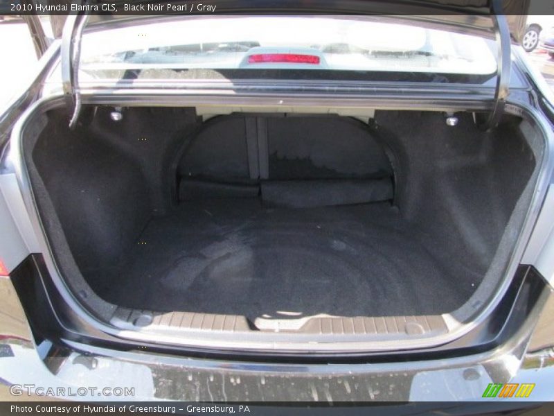 Black Noir Pearl / Gray 2010 Hyundai Elantra GLS
