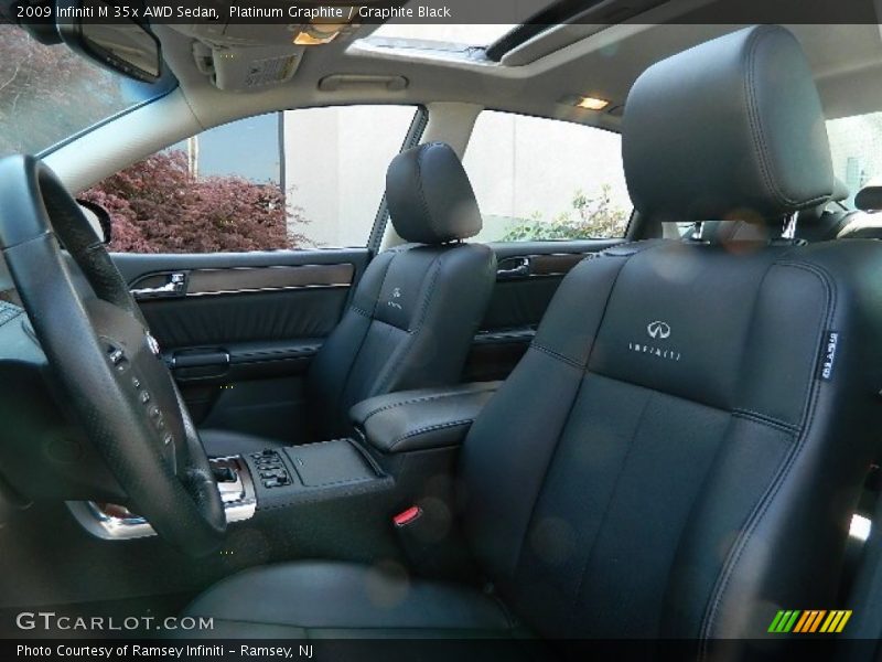 Platinum Graphite / Graphite Black 2009 Infiniti M 35x AWD Sedan