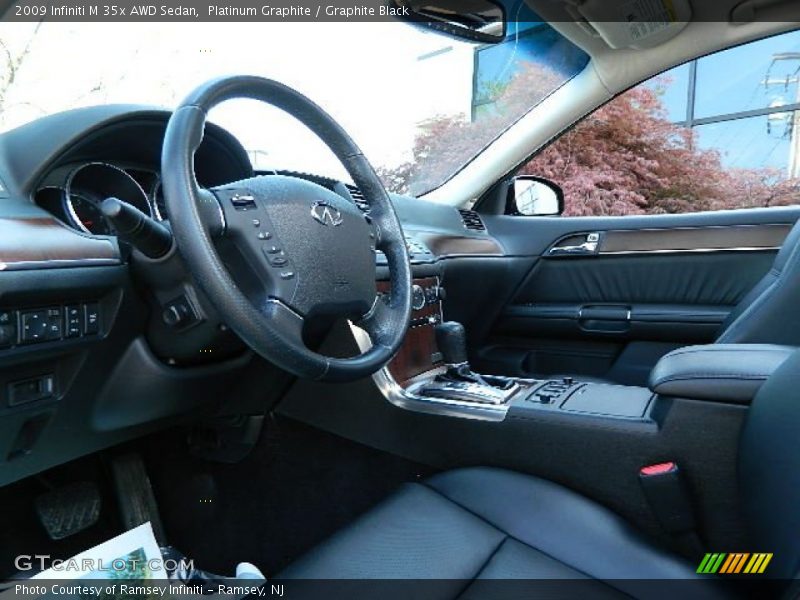 Platinum Graphite / Graphite Black 2009 Infiniti M 35x AWD Sedan