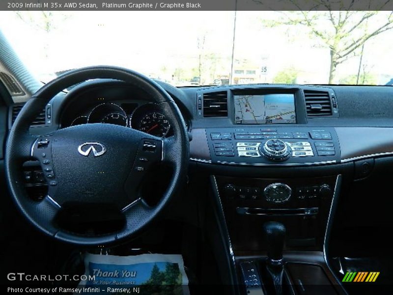 Platinum Graphite / Graphite Black 2009 Infiniti M 35x AWD Sedan