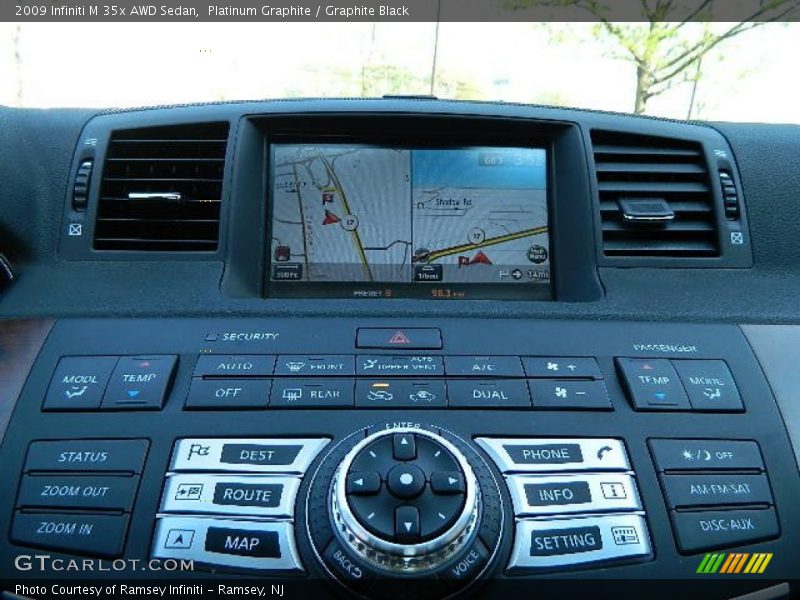 Platinum Graphite / Graphite Black 2009 Infiniti M 35x AWD Sedan