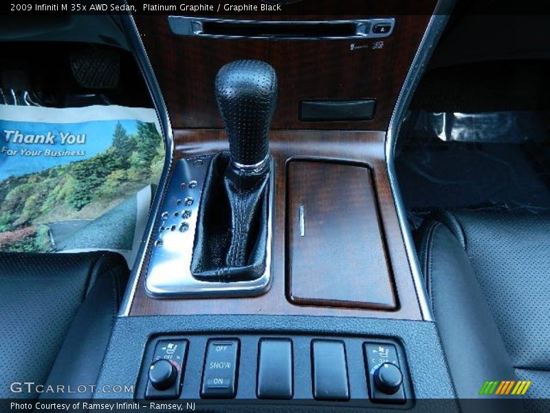 Platinum Graphite / Graphite Black 2009 Infiniti M 35x AWD Sedan