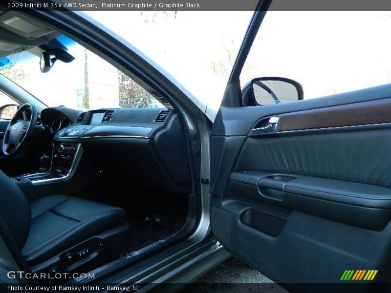Platinum Graphite / Graphite Black 2009 Infiniti M 35x AWD Sedan