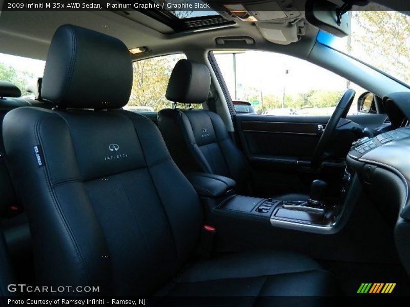 Platinum Graphite / Graphite Black 2009 Infiniti M 35x AWD Sedan