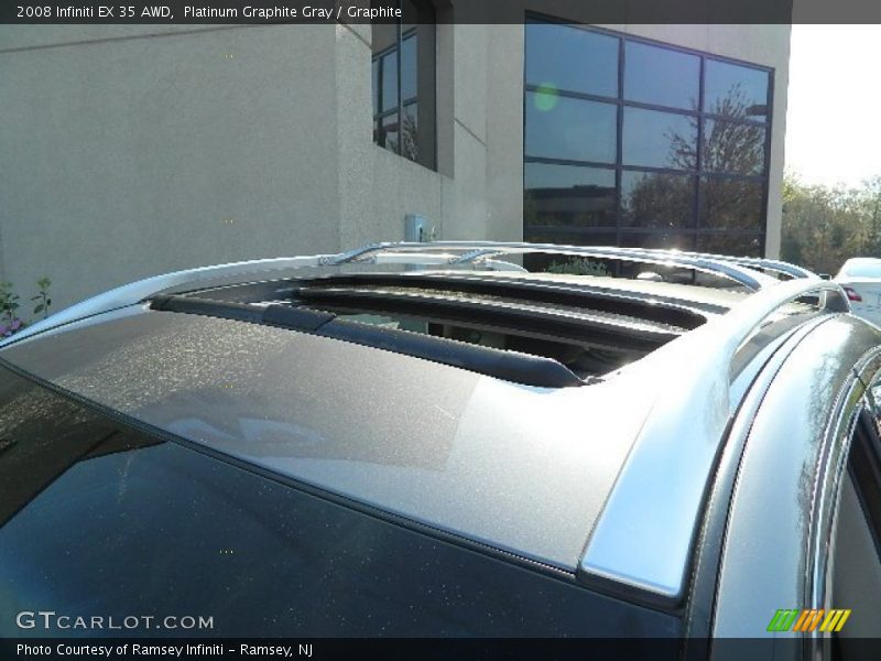 Platinum Graphite Gray / Graphite 2008 Infiniti EX 35 AWD