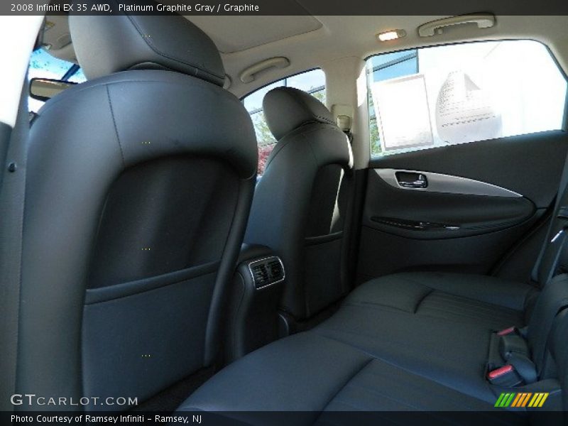 Platinum Graphite Gray / Graphite 2008 Infiniti EX 35 AWD