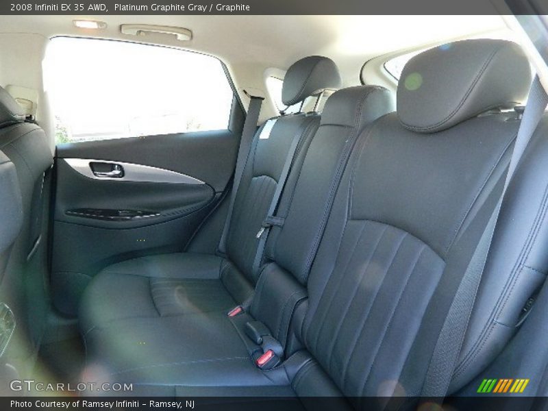 Platinum Graphite Gray / Graphite 2008 Infiniti EX 35 AWD