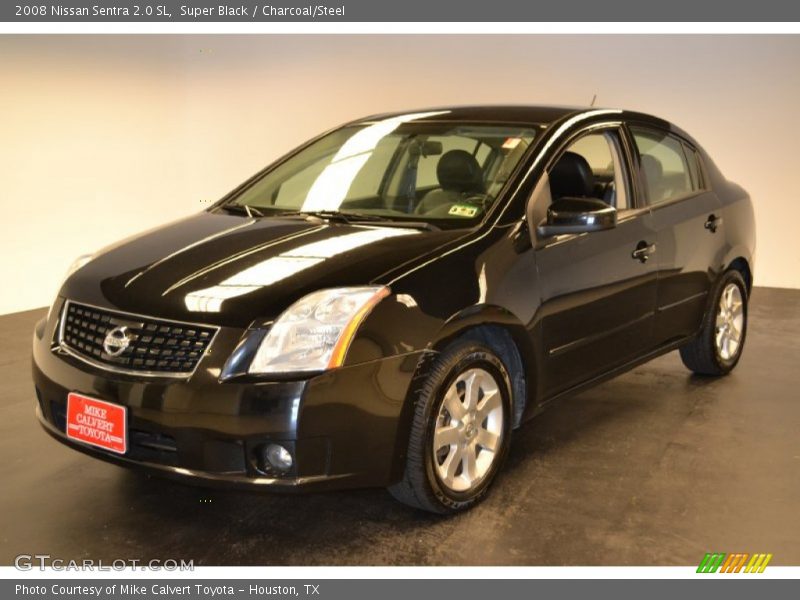 Super Black / Charcoal/Steel 2008 Nissan Sentra 2.0 SL