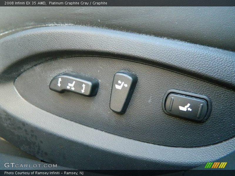 Platinum Graphite Gray / Graphite 2008 Infiniti EX 35 AWD