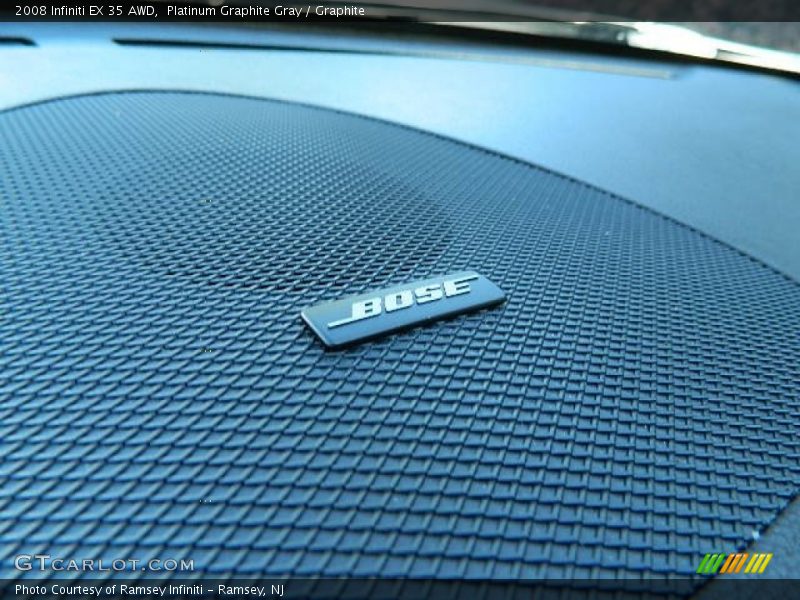 Platinum Graphite Gray / Graphite 2008 Infiniti EX 35 AWD