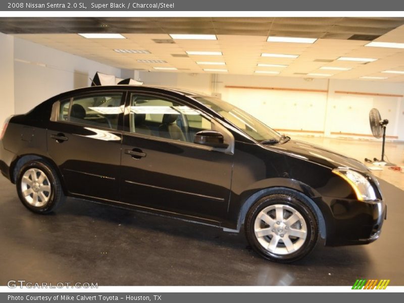 Super Black / Charcoal/Steel 2008 Nissan Sentra 2.0 SL