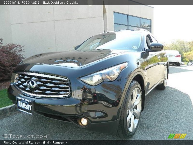 Black Obsidian / Graphite 2009 Infiniti FX 50 AWD S