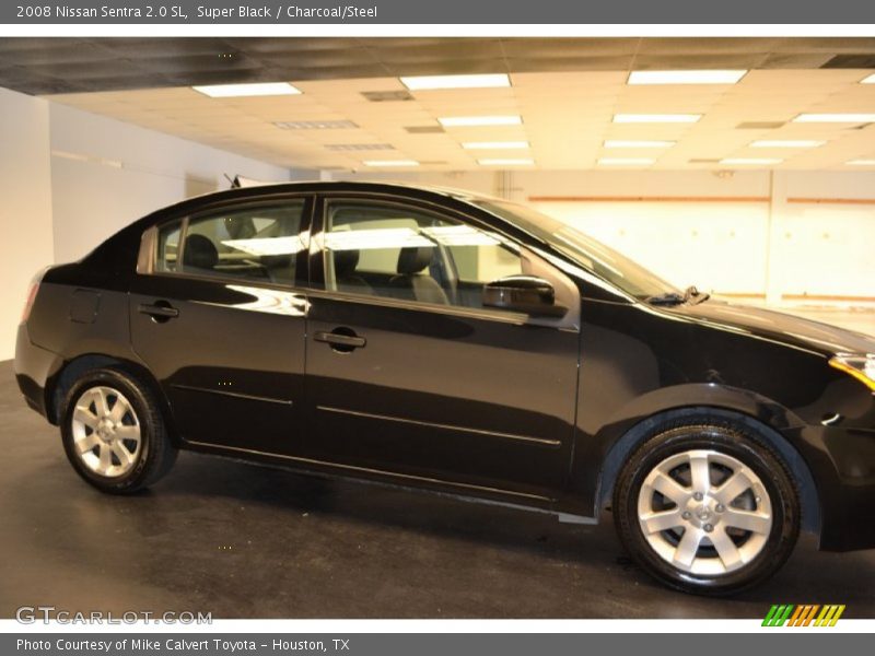 Super Black / Charcoal/Steel 2008 Nissan Sentra 2.0 SL