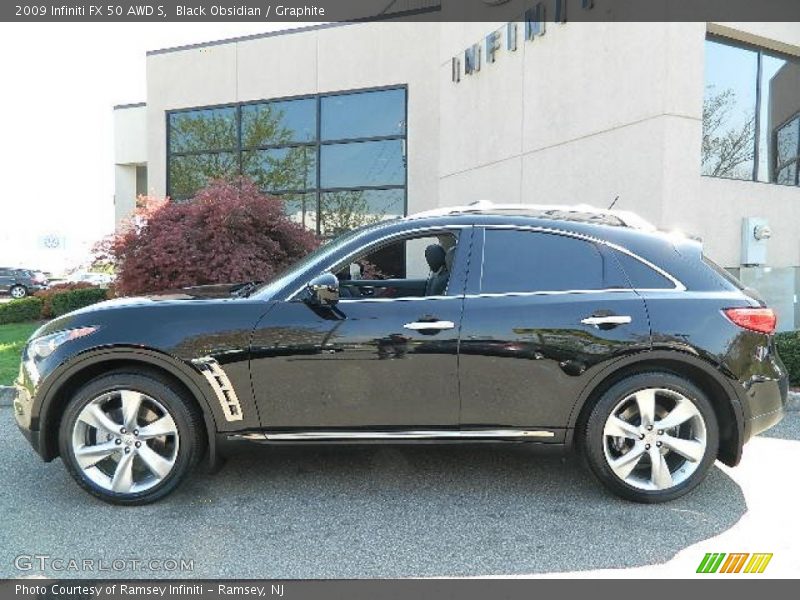 Black Obsidian / Graphite 2009 Infiniti FX 50 AWD S