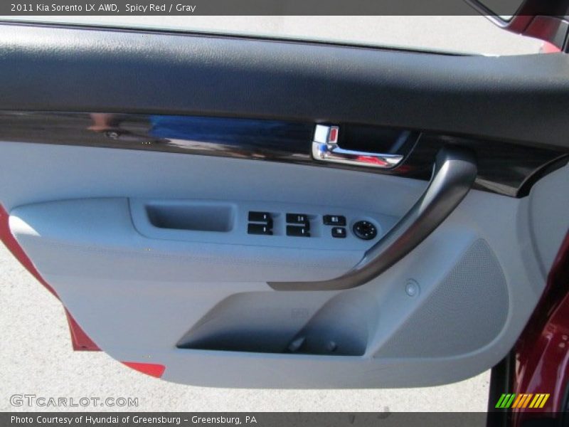 Spicy Red / Gray 2011 Kia Sorento LX AWD