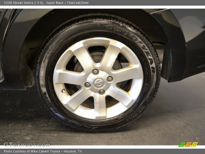 Super Black / Charcoal/Steel 2008 Nissan Sentra 2.0 SL