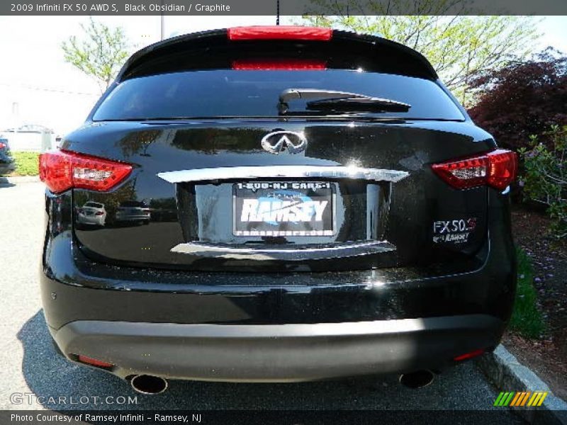 Black Obsidian / Graphite 2009 Infiniti FX 50 AWD S