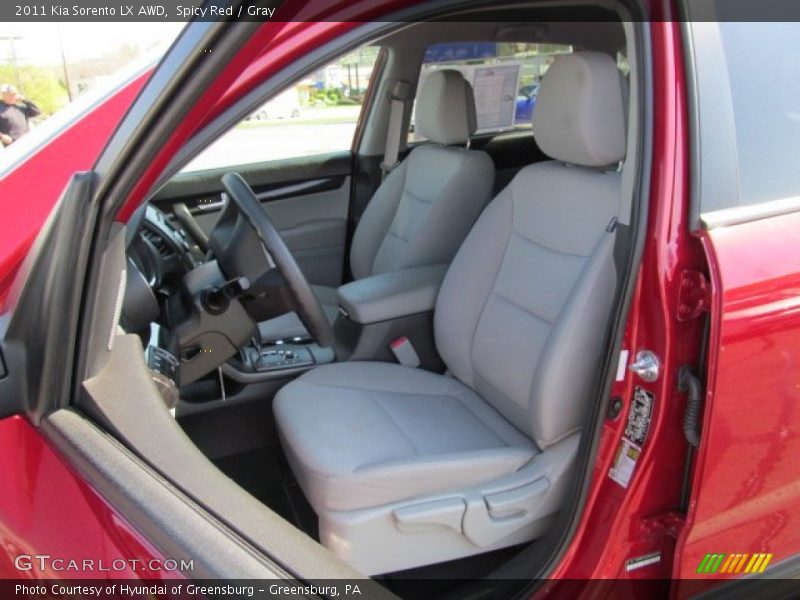 Spicy Red / Gray 2011 Kia Sorento LX AWD