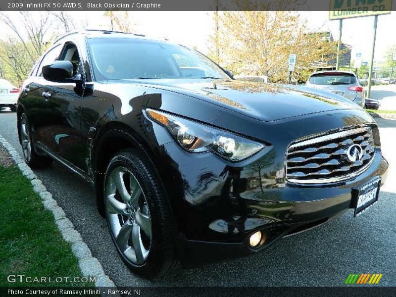 Black Obsidian / Graphite 2009 Infiniti FX 50 AWD S