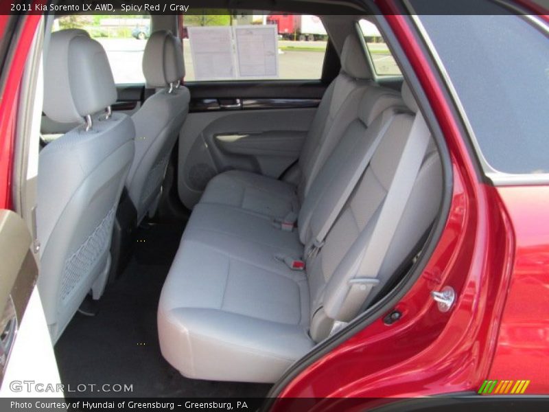 Spicy Red / Gray 2011 Kia Sorento LX AWD
