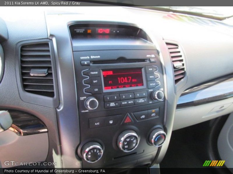 Spicy Red / Gray 2011 Kia Sorento LX AWD